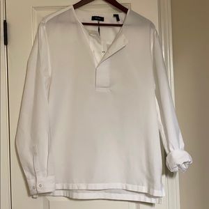 NWT Theory -Henry- Lattice Shirting, Sz M